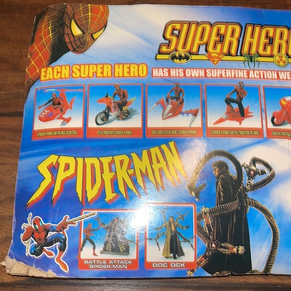 Vintage bootleg super hero Superman Batman figure figure one lot set - Picture 5 of 10